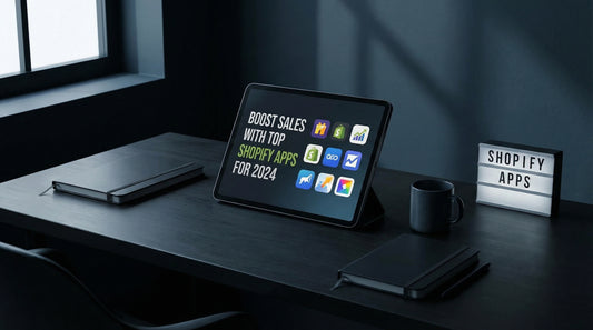 Image showcasing the best Shopify apps for 2024 to increase sales